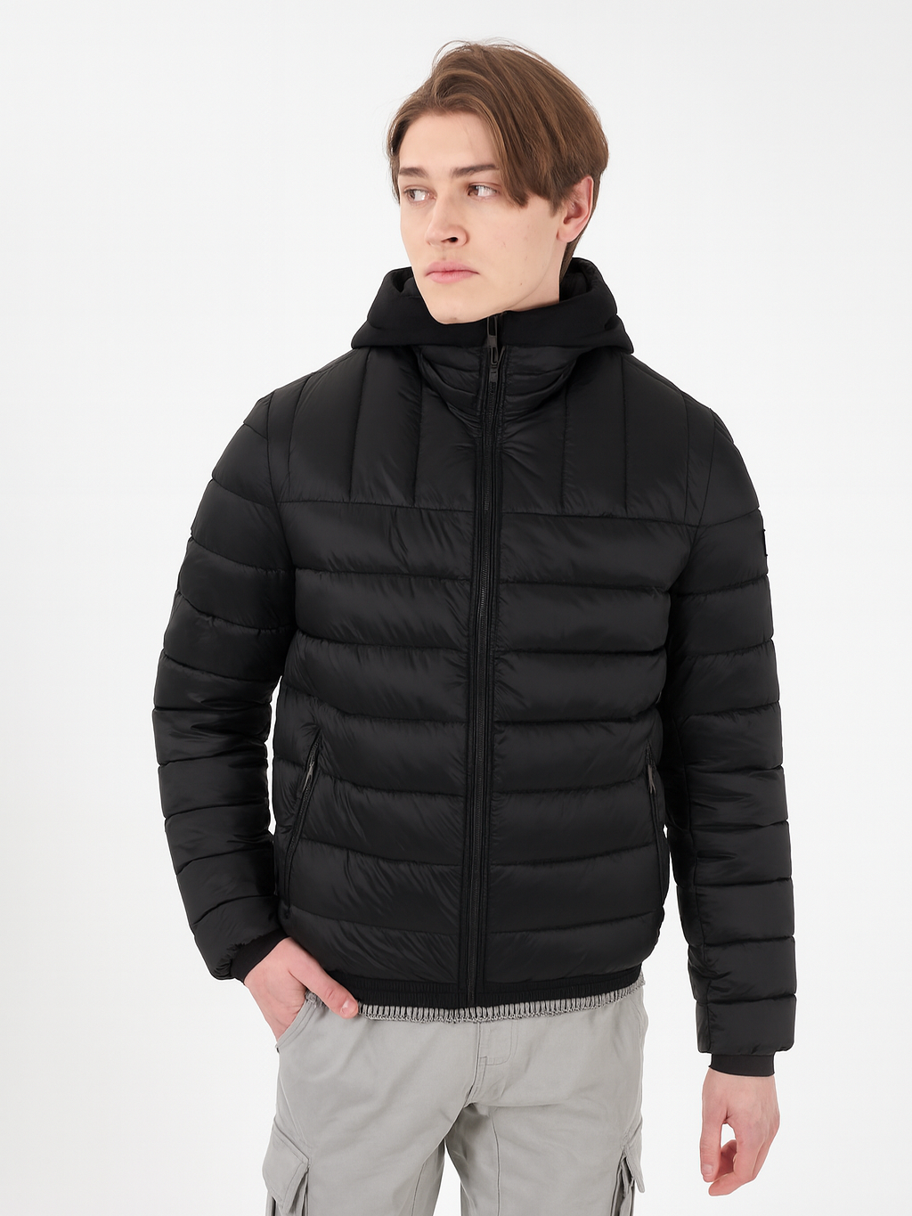 Yes Zee Giubbino Uomo Nero J838 QG00 0801 YES ZEE