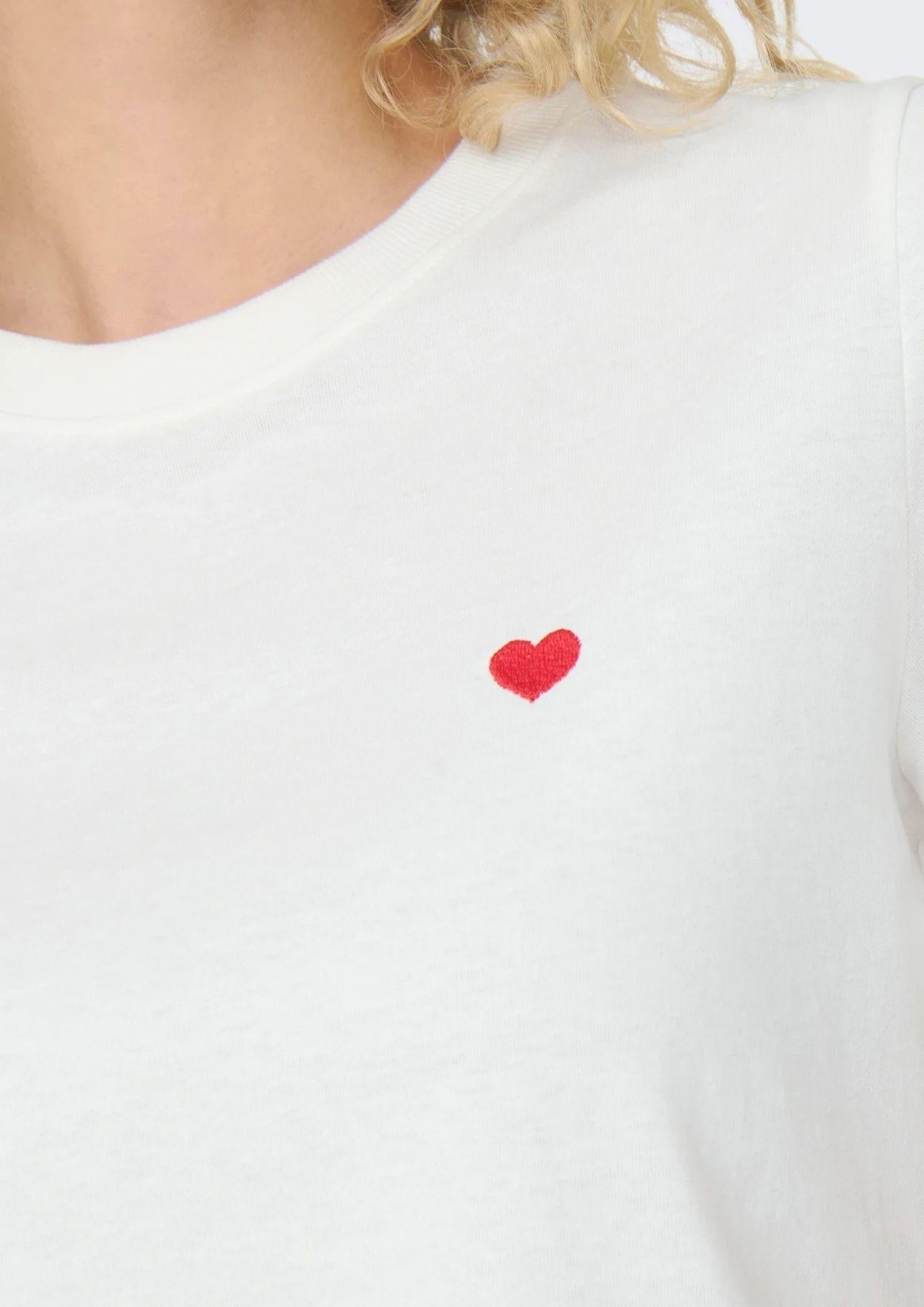 Jacqueline De Yong T-Shirt Donna Pisa Bianca 15298612 Cloud Dancer SKY CAPTAIN JACQUELINE DE YONG