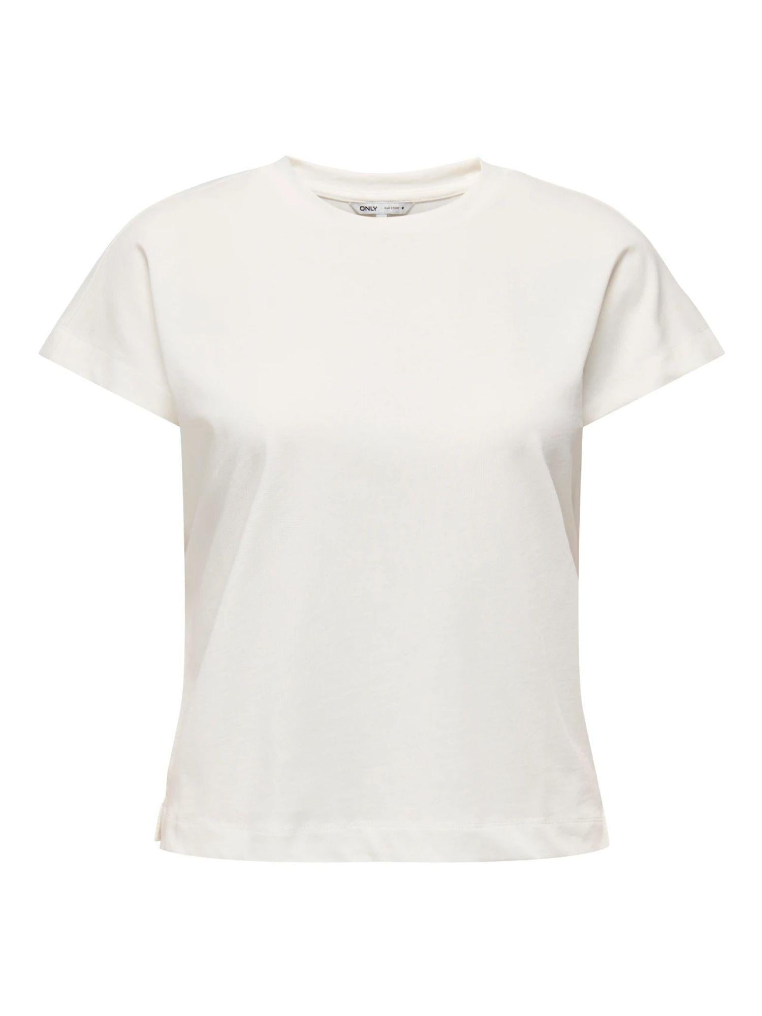 Only T-Shirt Donna Bianco Onlerica 15308926 Cloud Dancer ONLY