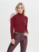 JACQUELINE DE YONG Jacqueline De Yong JDYAVA Top Donna Cabernet T-Shirt