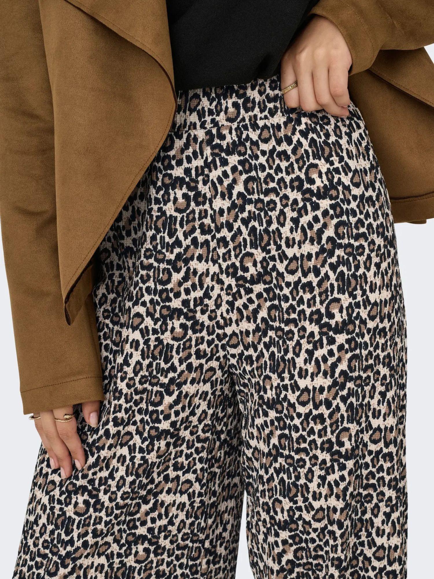 JACQUELINE DE YONG Jacqueline De Yong JDYDEBBIE Pantaloni Wide Fit Donna Birch LEO Pantalone