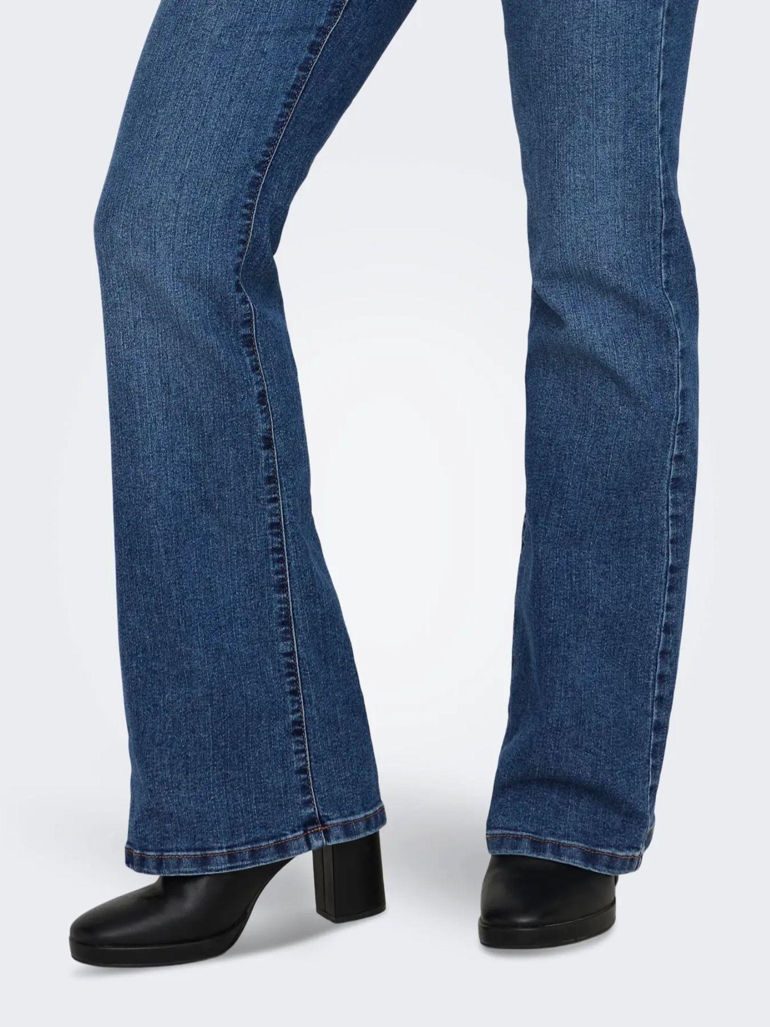 JACQUELINE DE YONG Jacqueline De Yong JDYMOON Bootcut Jeans Donna Medium Blue Denim Jeans