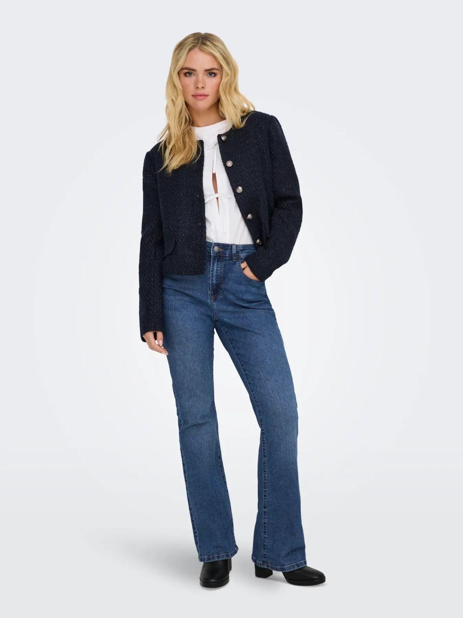 JACQUELINE DE YONG Jacqueline De Yong JDYMOON Bootcut Jeans Donna Medium Blue Denim Jeans