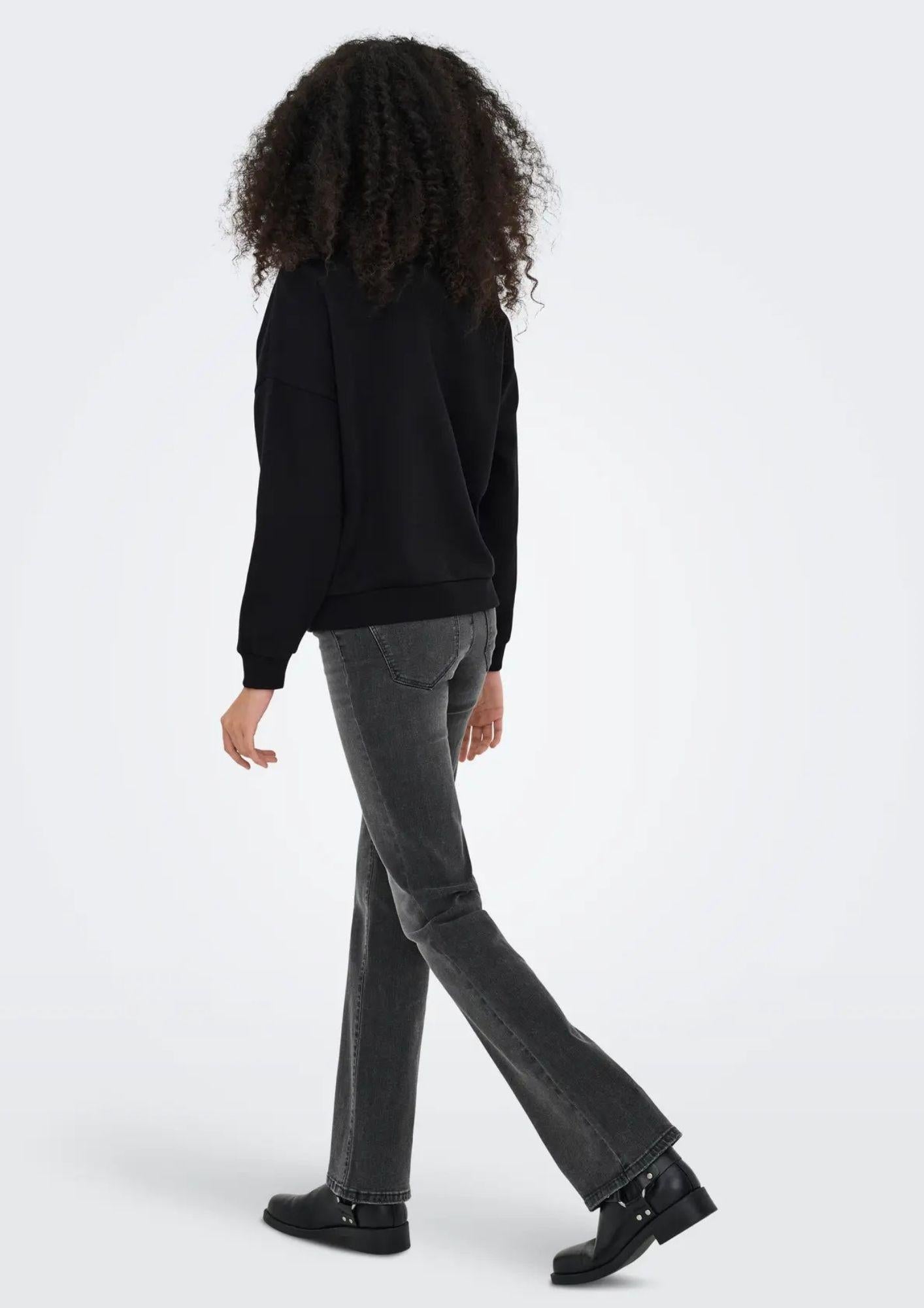 JACQUELINE DE YONG Jacqueline De Young Felpa Donna Prima Nera Felpa