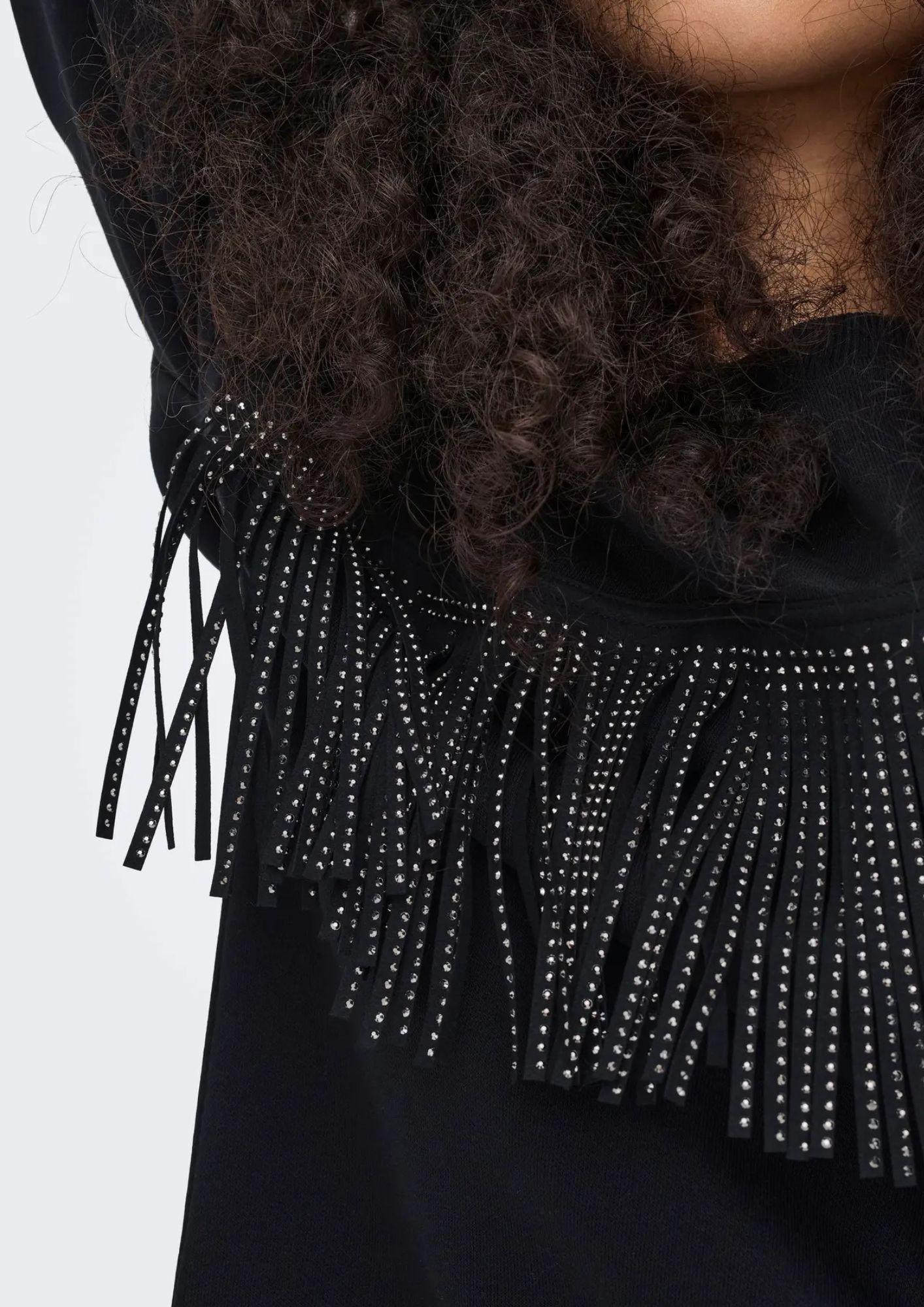 JACQUELINE DE YONG Jacqueline De Young Felpa Donna Prima Nera Felpa