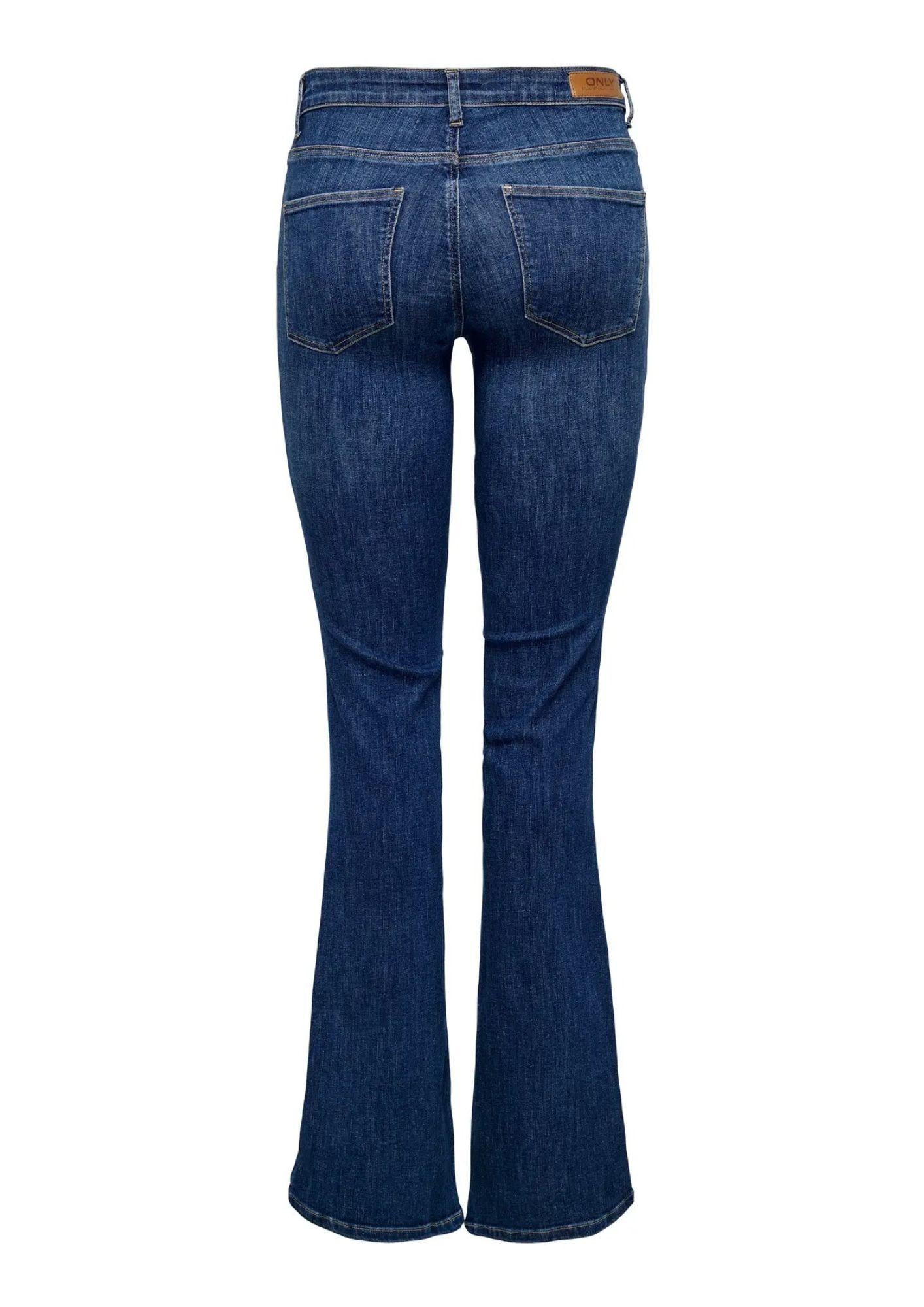 ONLY Jeans Donna Only Onlann Blu Denim Scuro<BR/> Jeans