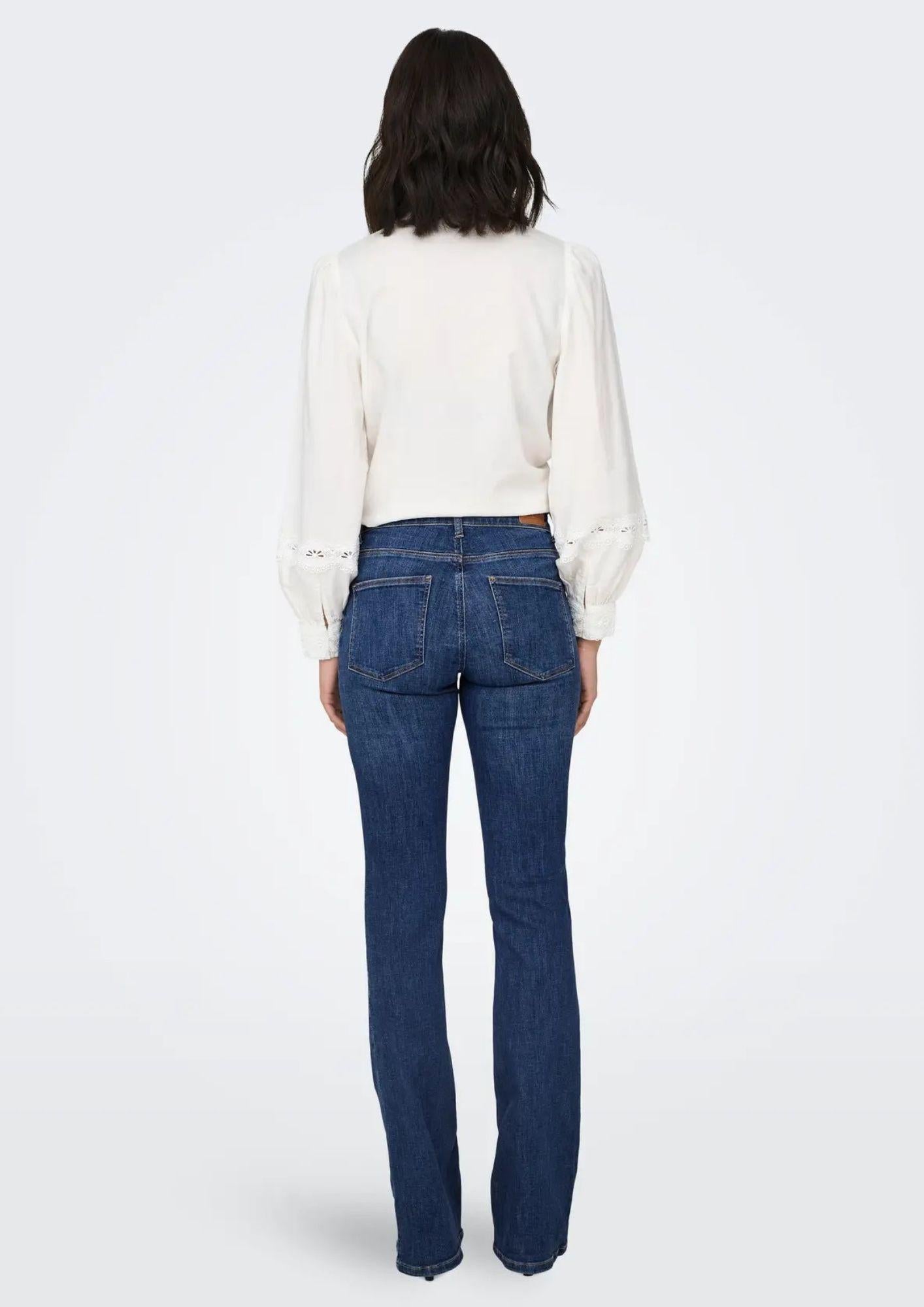 ONLY Jeans Donna Only Onlann Blu Denim Scuro<BR/> Jeans