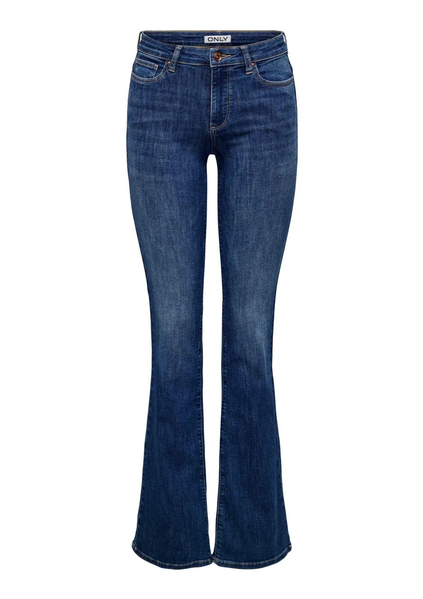 ONLY Jeans Donna Only Onlann Blu Denim Scuro<BR/> Jeans