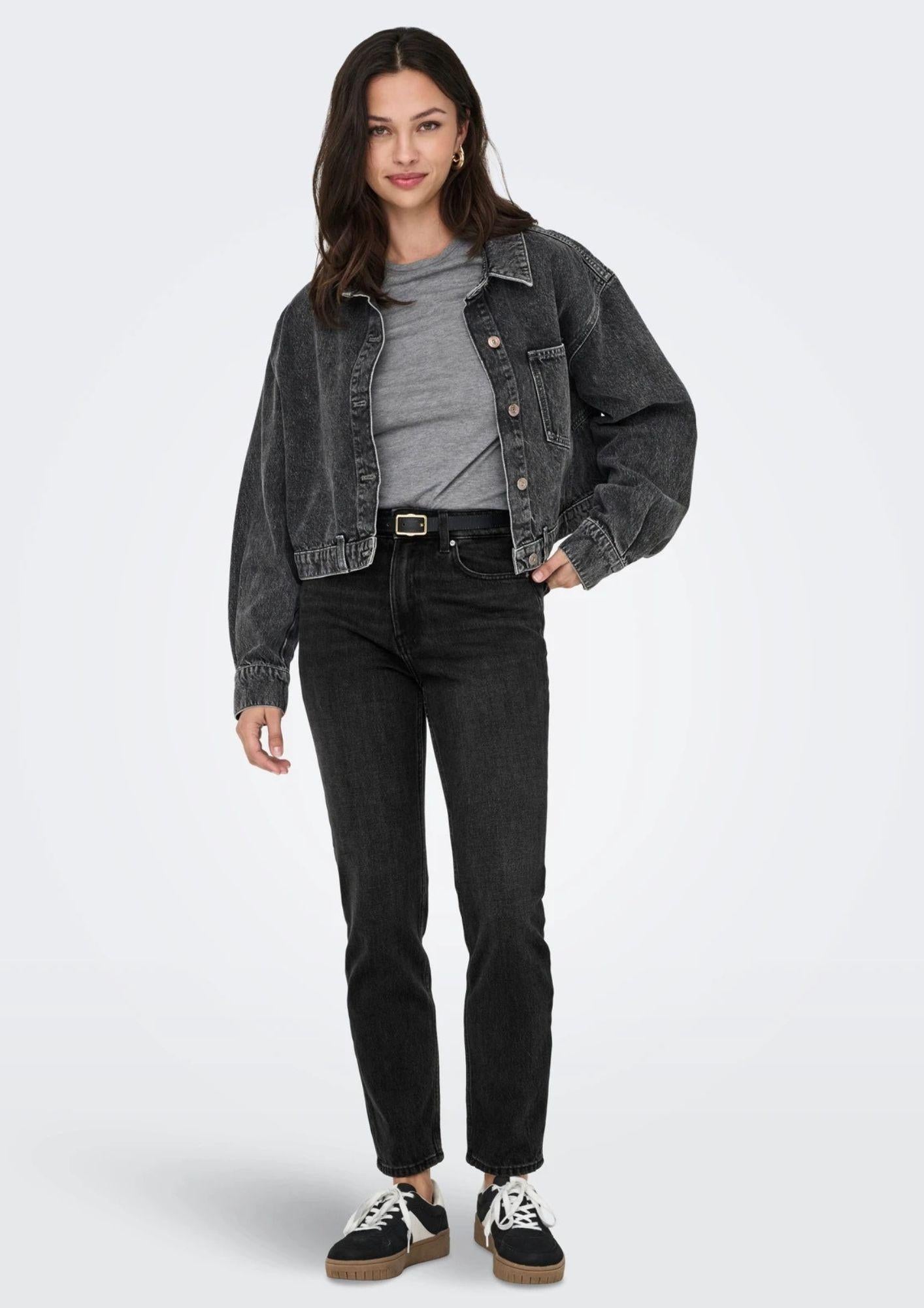ONLY Jeans Donna Only Onlemily Denim Nero Jeans