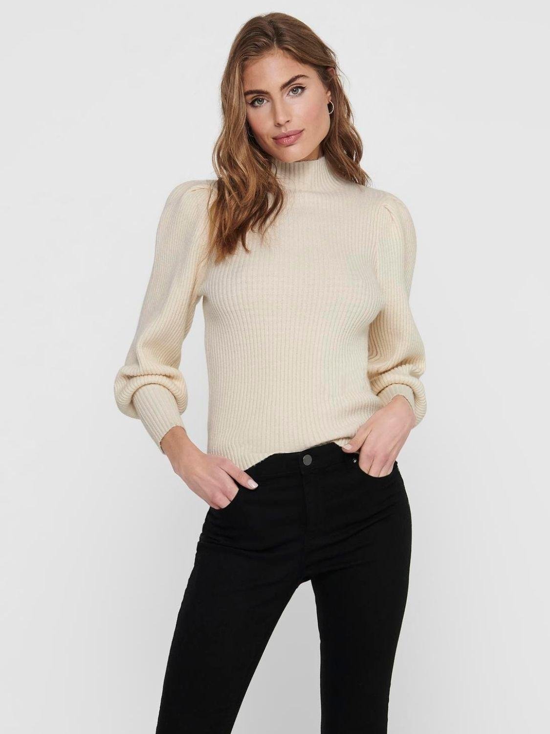 ONLY Only Pullover Donna Katia Bianco Pullover