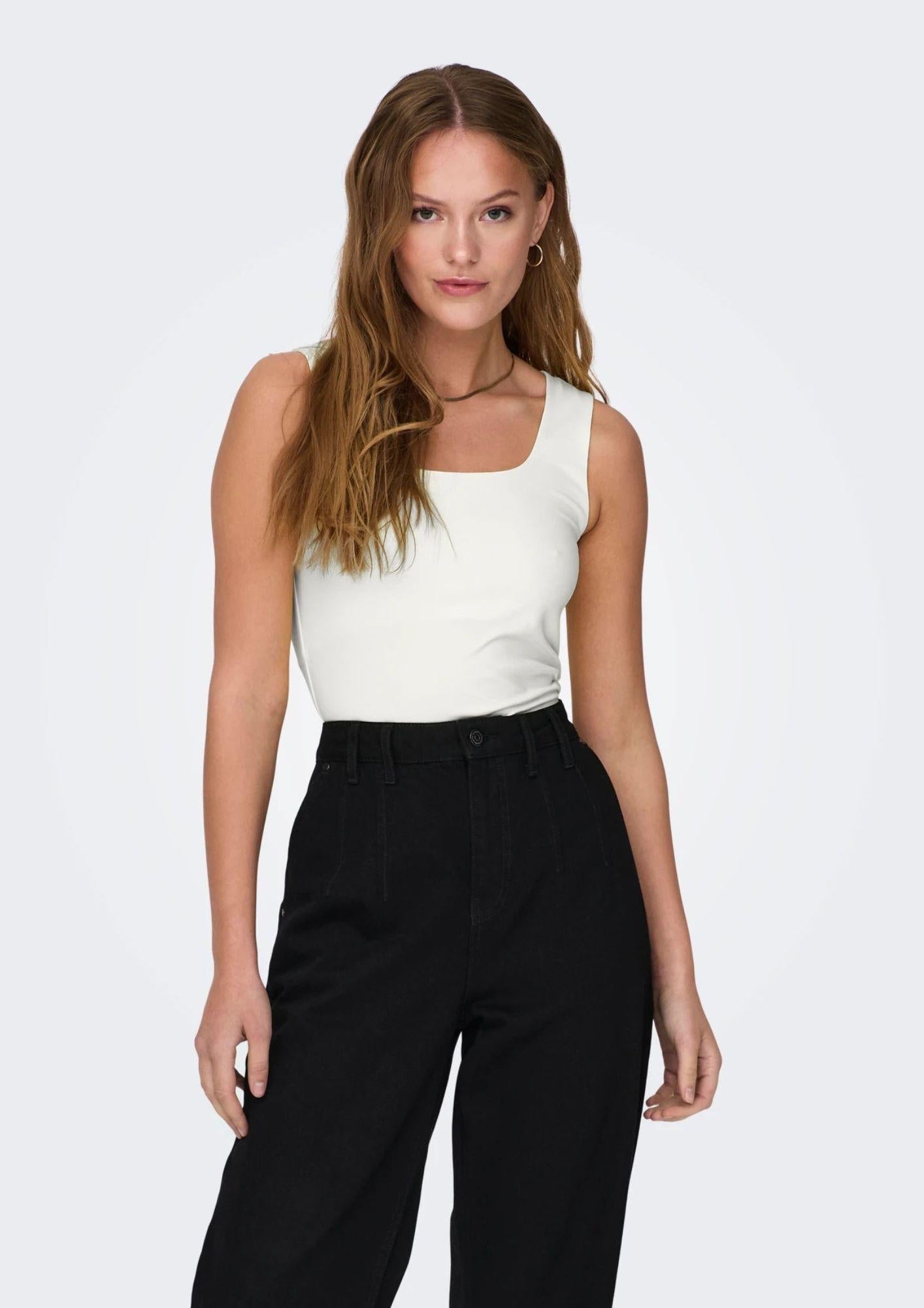 ONLY Only Top Donna Onlea Bianco Top