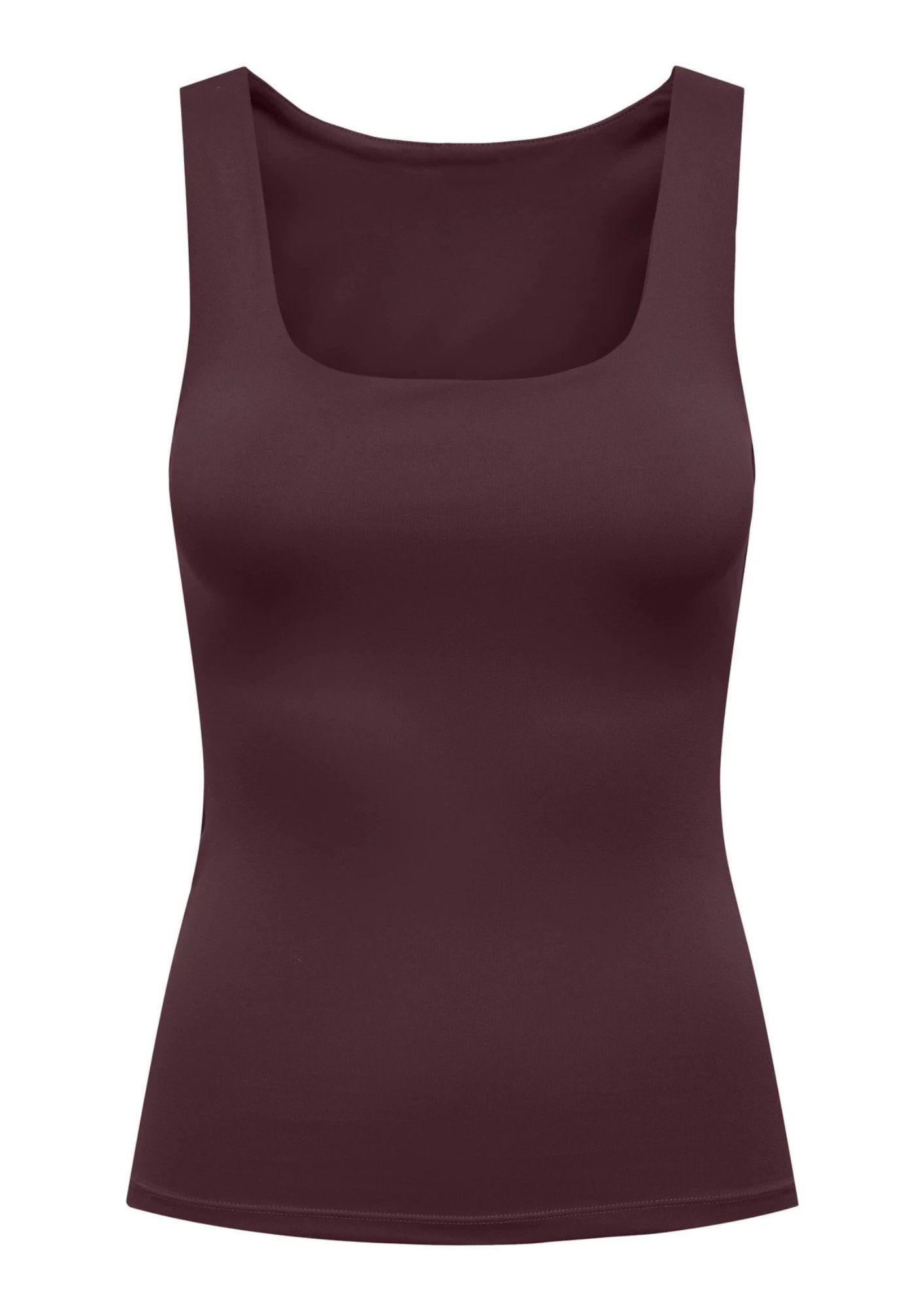 ONLY Only Top Donna Onlea Bordeaux Top