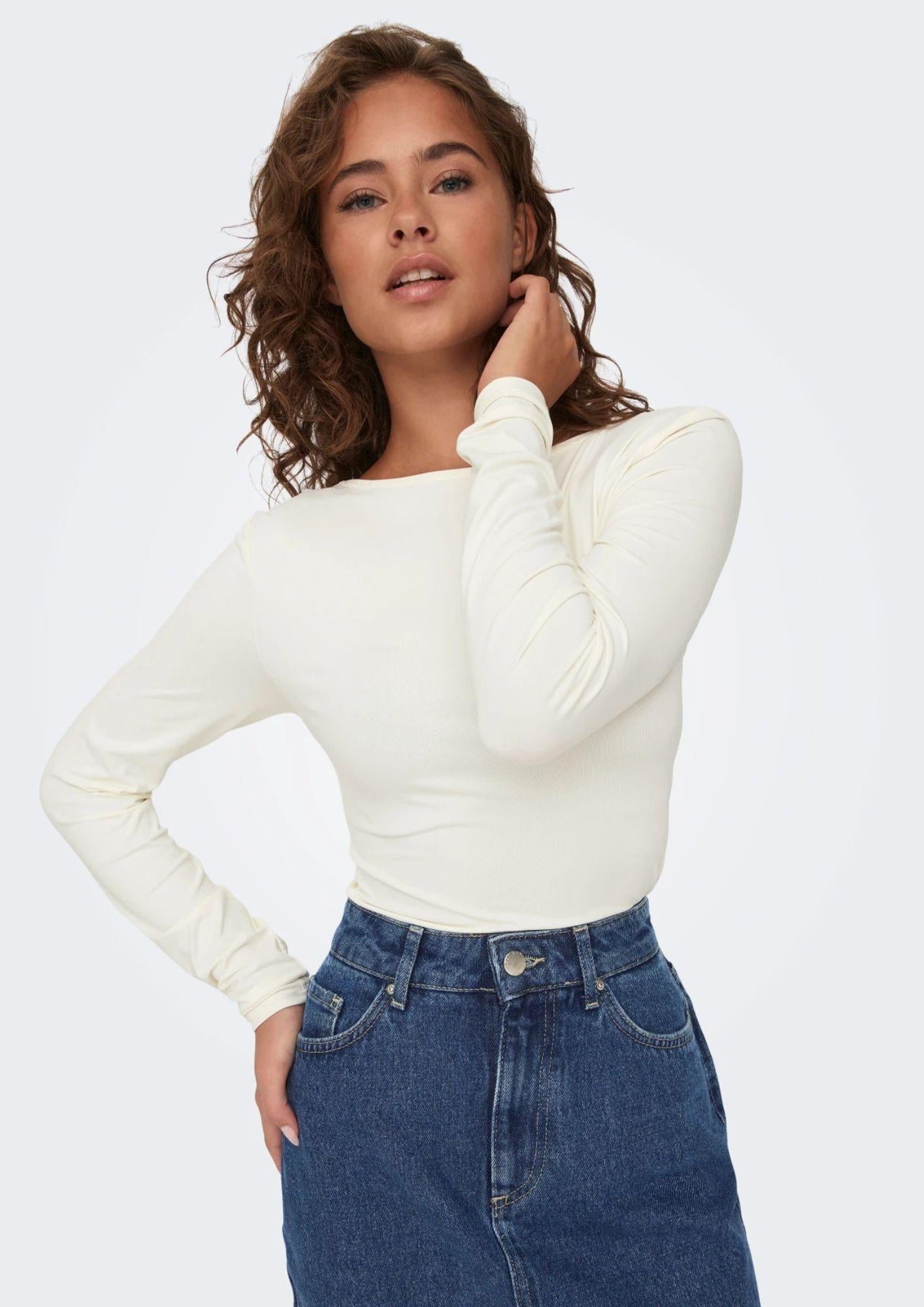 ONLY Top Donna Only Onlea Bianco Top