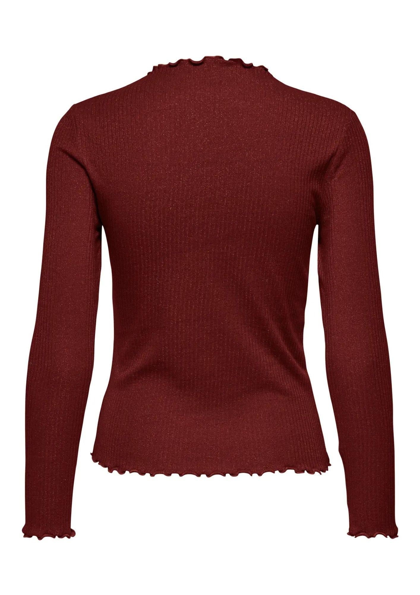 ONLY Top Donna Only Onlemma Rosso Bordeaux Top