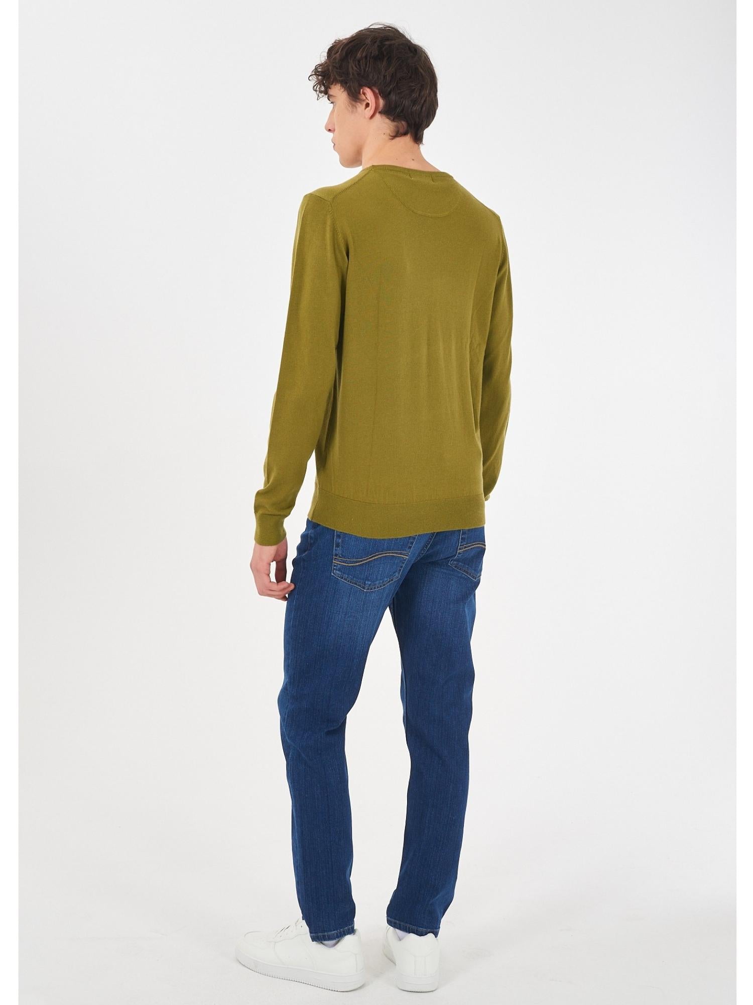 YES ZEE Yes Zee Jeans 5 Tasche Skinny Fit Uomo Blu Rinse Jeans