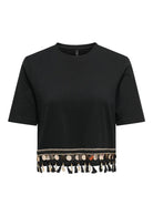 15211681Black tape gold sequins - Santangelo