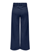 Jacqueline De Yong Pantaloni A Gamba Larga Donna Geggo Wide Leg Fit Black Iris 15208430 Black Iris BLACK BUTTONS JACQUELINE DE YONG 