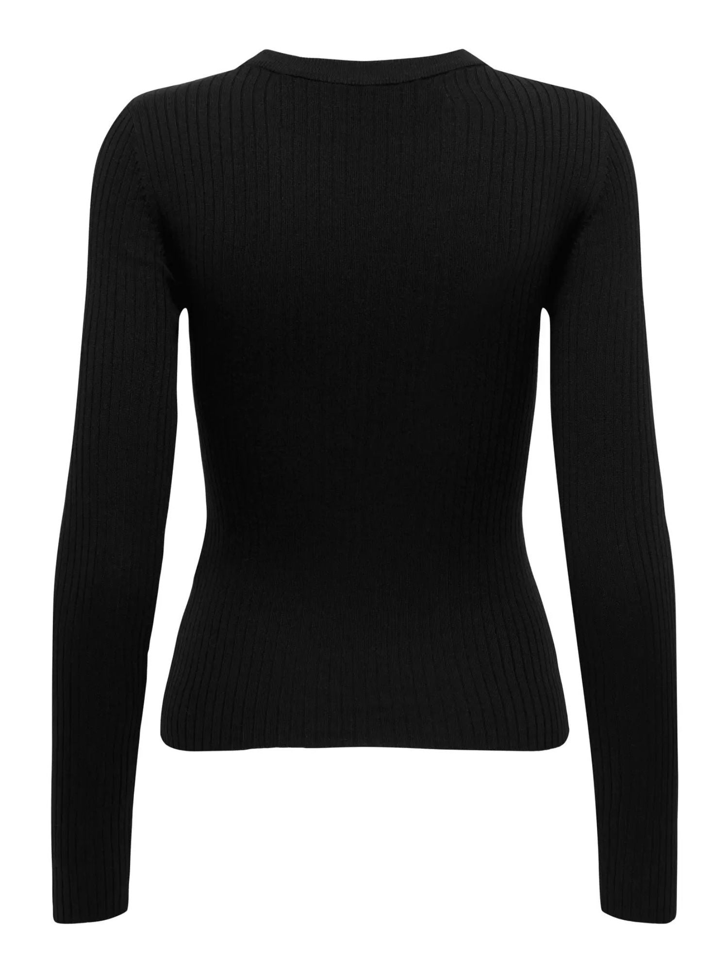 Jacqueline De Yong Maglione Donna Plum Nero 15277223 Black JACQUELINE DE YONG 