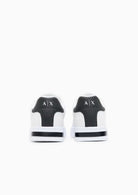Sneakers London effetto saffiano con suola in gomma Bianca XM000140 AF11916 M0028 ARMANI EXCHANGE 