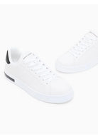 Sneakers London effetto saffiano con suola in gomma Bianca XM000140 AF11916 M0028 ARMANI EXCHANGE 