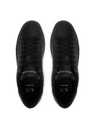 Sneakers London effetto saffiano con suola in gomma Nera XM000140 AF11916 MZ715 ARMANI EXCHANGE 