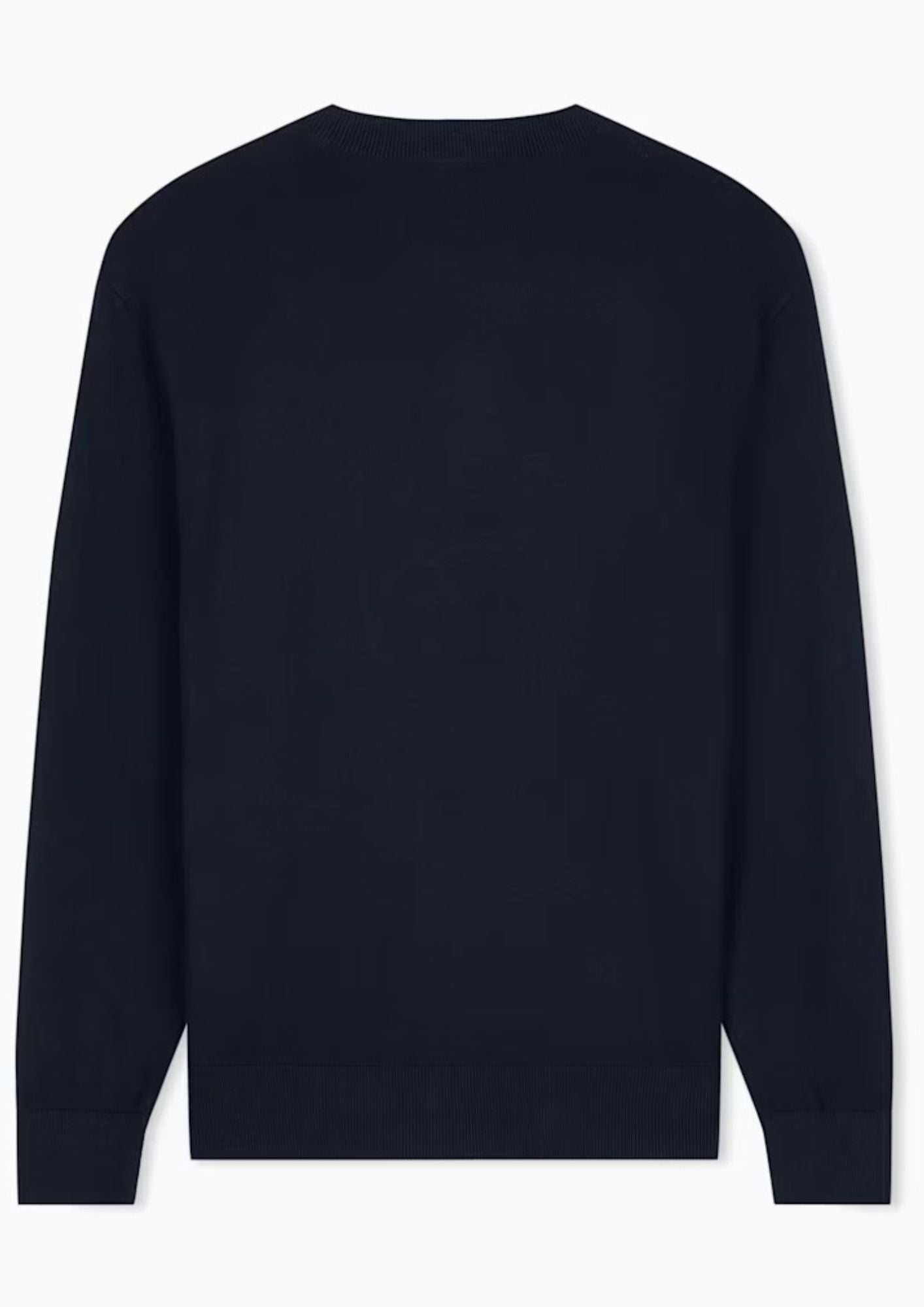 Maglione girocollo con logo in cotone viscosa e seta Icon Blu Navy Scuro XM000338 AF12291 UB101 ARMANI EXCHANGE 