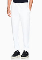 Pantaloni jogger in cotone stretch con coulisse Icon Bianco XM000373 AF10818 U0009 ARMANI EXCHANGE 
