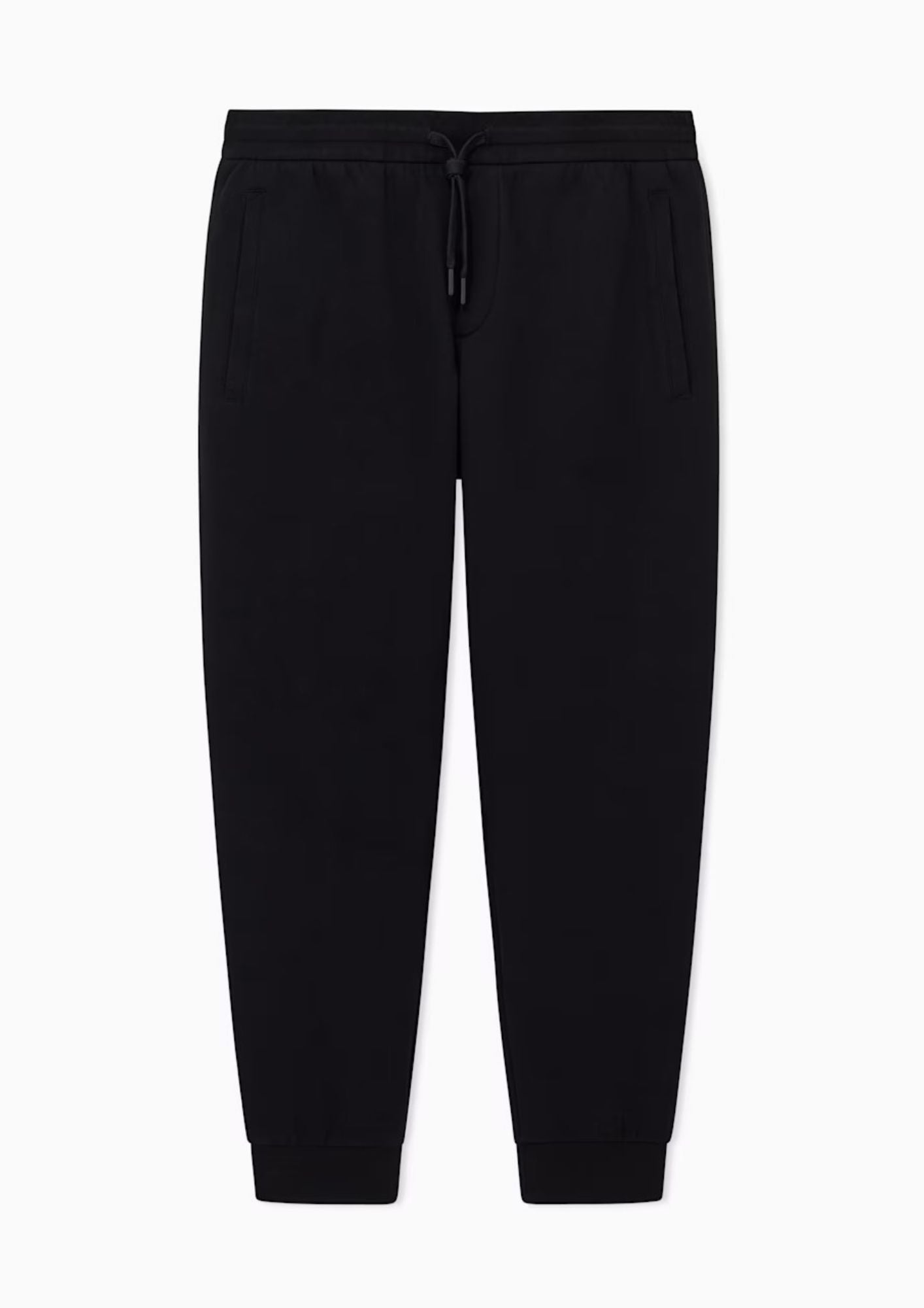 Pantaloni jogger in cotone stretch con coulisse Icon Nero XM000373 AF10818 UC001 ARMANI EXCHANGE 