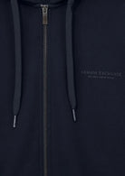 Felpa regular fit in cotone french terry Blu Navy XM001293 AF20934 UB101 ARMANI EXCHANGE 