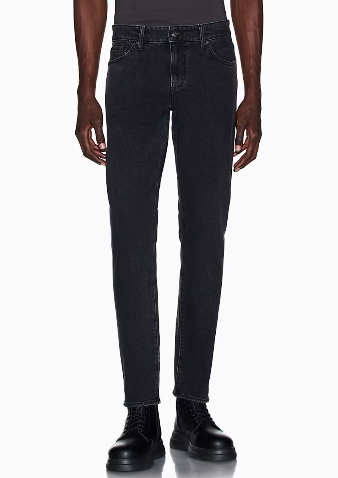 Jeans 5 tasche Skinny fit in denim di cotone stretch Grigio Scuro XM001512 AF25539 M8001 ARMANI EXCHANGE 