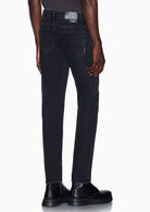 Jeans 5 tasche Skinny fit in denim di cotone stretch Grigio Scuro XM001512 AF25539 M8001 ARMANI EXCHANGE 