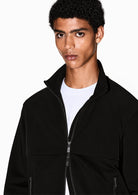 Giubbino full zip in cotone con collo alto Essential Nera XM001564 AF10818 UC001 ARMANI EXCHANGE 