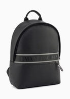 Zaino con logo a rilievo e tasca frontale con zip Nero XM002609 AF22662 UC001 ARMANI EXCHANGE 