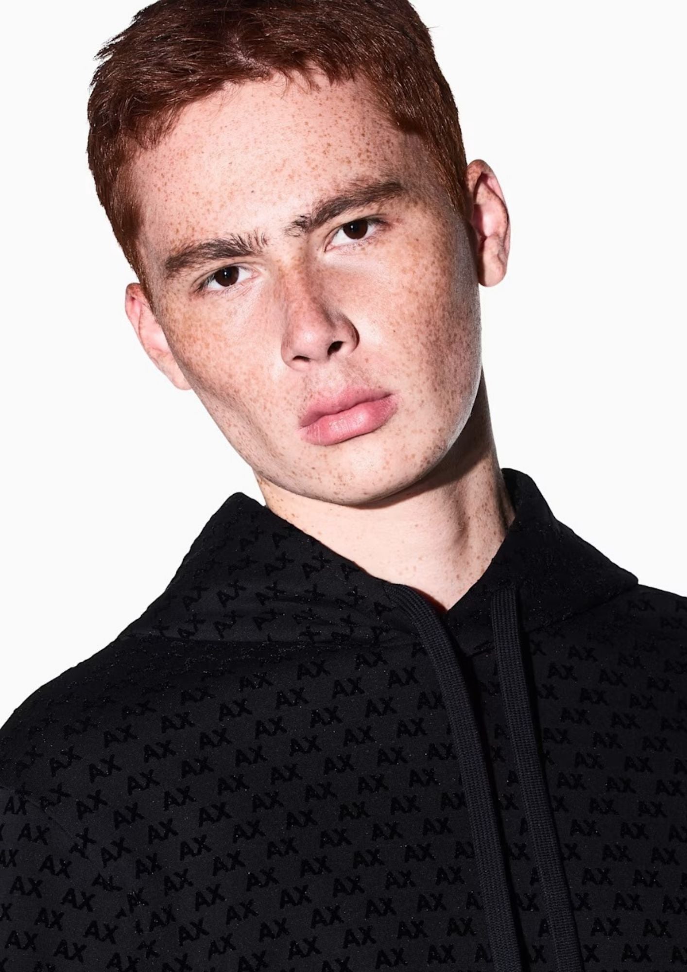 Felpa regular fit in cotone elasticizzato Nero XM002903 AF10818 UC001 ARMANI EXCHANGE 