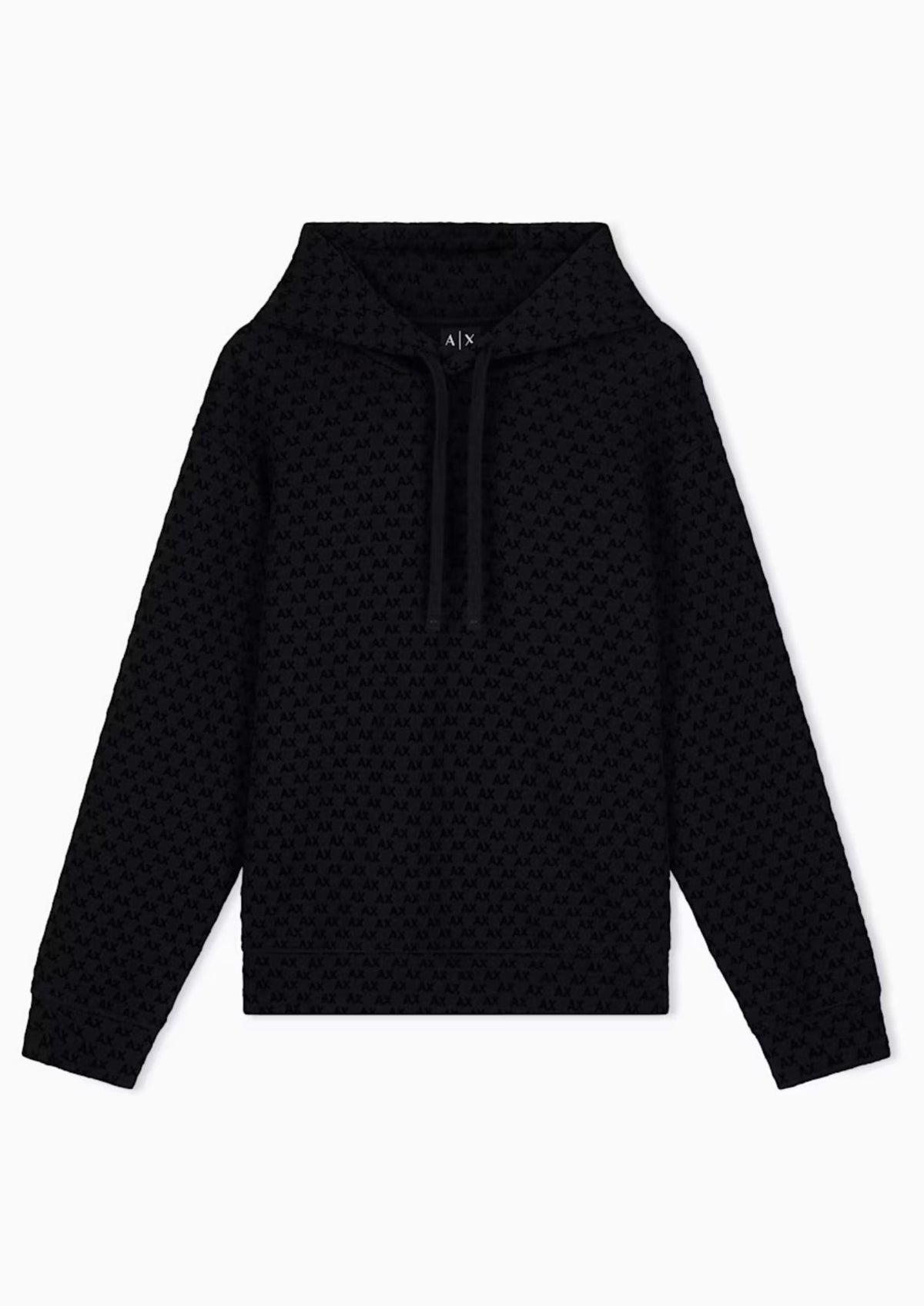 Felpa regular fit in cotone elasticizzato Nero XM002903 AF10818 UC001 ARMANI EXCHANGE 