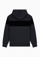 Felpa in modal stretch con cappuccio e banda in velluto Nera XM002923 AF19936 UC001 ARMANI EXCHANGE 