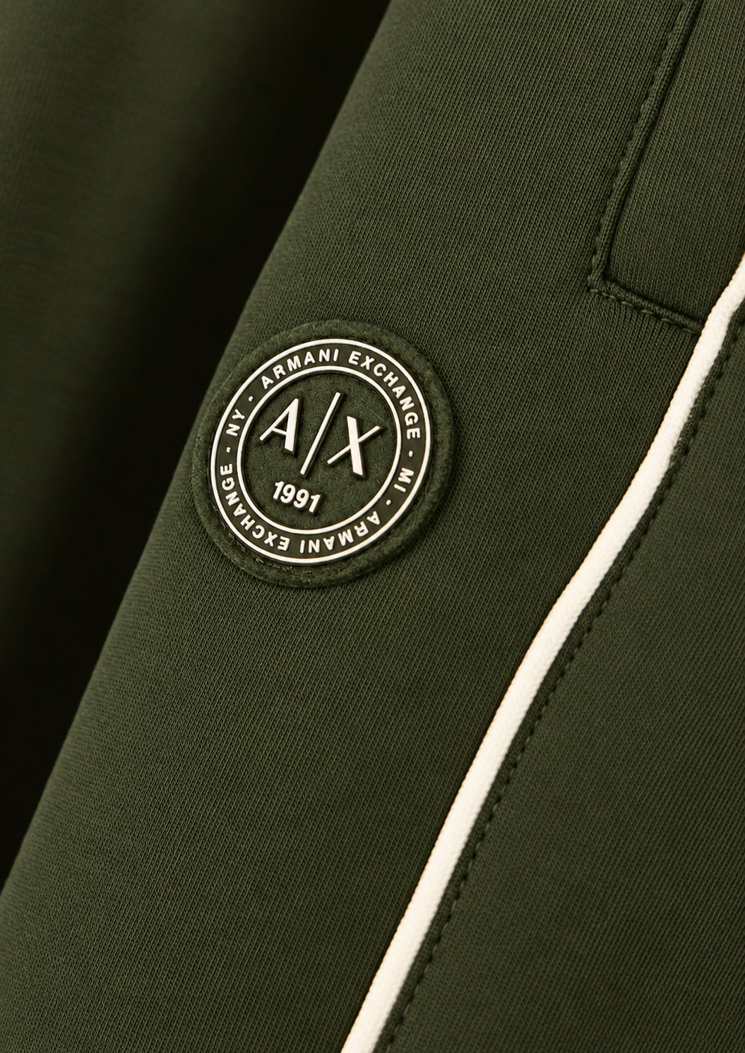 Pantaloni vestibilità regular in jersey di cotone stretch Verde Pet XM002945 AF10818 U8123 ARMANI EXCHANGE 
