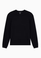 Pullover vestibilità regular in misto viscosa Nero XM002986 AF10454 UC001 ARMANI EXCHANGE 
