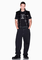 T-shirt vestibilità regular in jersey di cotone Nera XM003067 AF10358 UC001 ARMANI EXCHANGE 