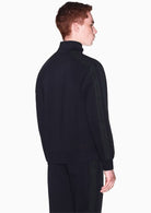 Felpa regular fit in jersey accoppiato di cotone stretch Nero XM003144 AF13047 UC001 ARMANI EXCHANGE 