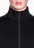 Felpa regular fit in jersey accoppiato di cotone stretch Nero XM003144 AF13047 UC001 ARMANI EXCHANGE 