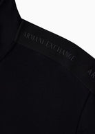 Felpa regular fit in jersey accoppiato di cotone stretch Nero XM003144 AF13047 UC001 ARMANI EXCHANGE 