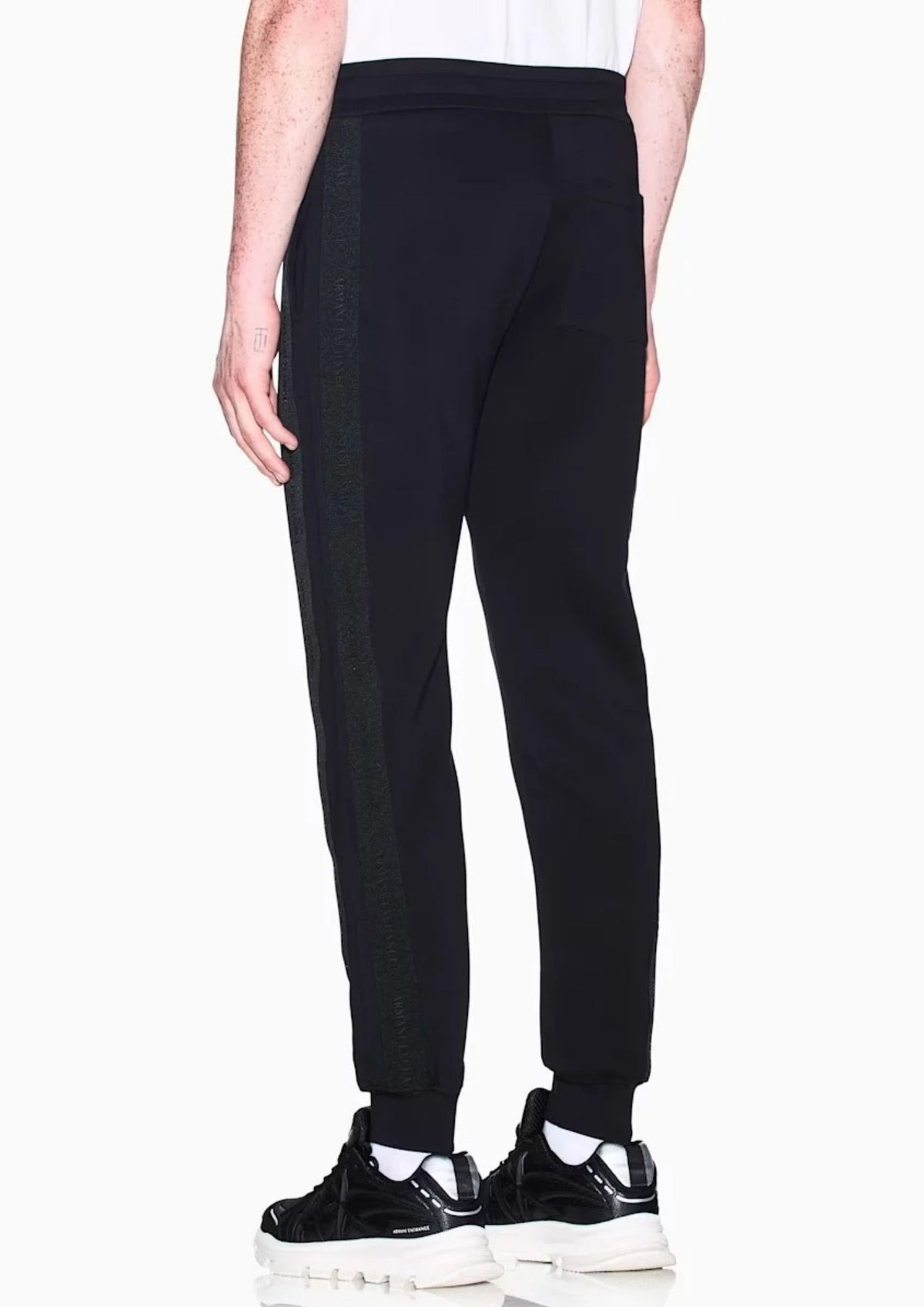 Pantaloni regular fit in jersey di cotone stretch Nero XM003145 AF13047 UC001 ARMANI EXCHANGE 