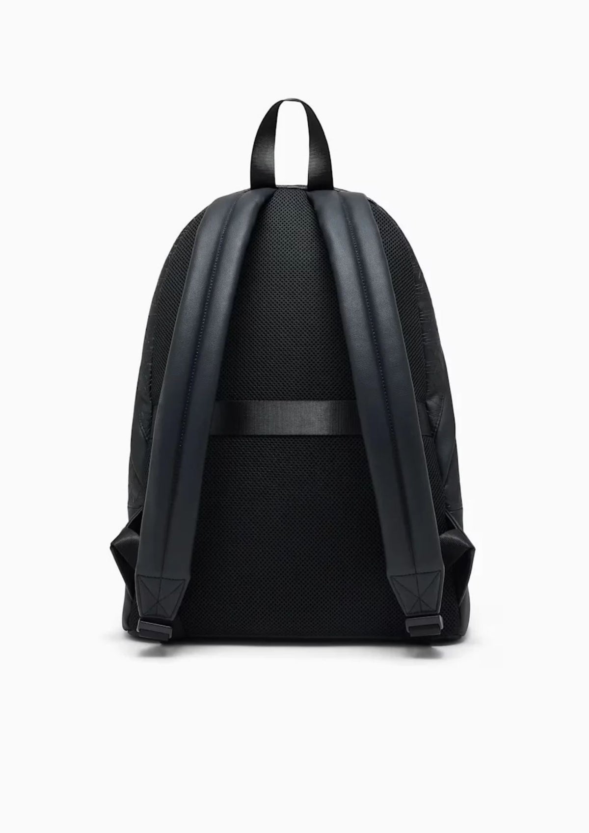 Zaino con motivo logo in rilievo e tasca frontale Nero XM003161 AF26662 UC001 ARMANI EXCHANGE 
