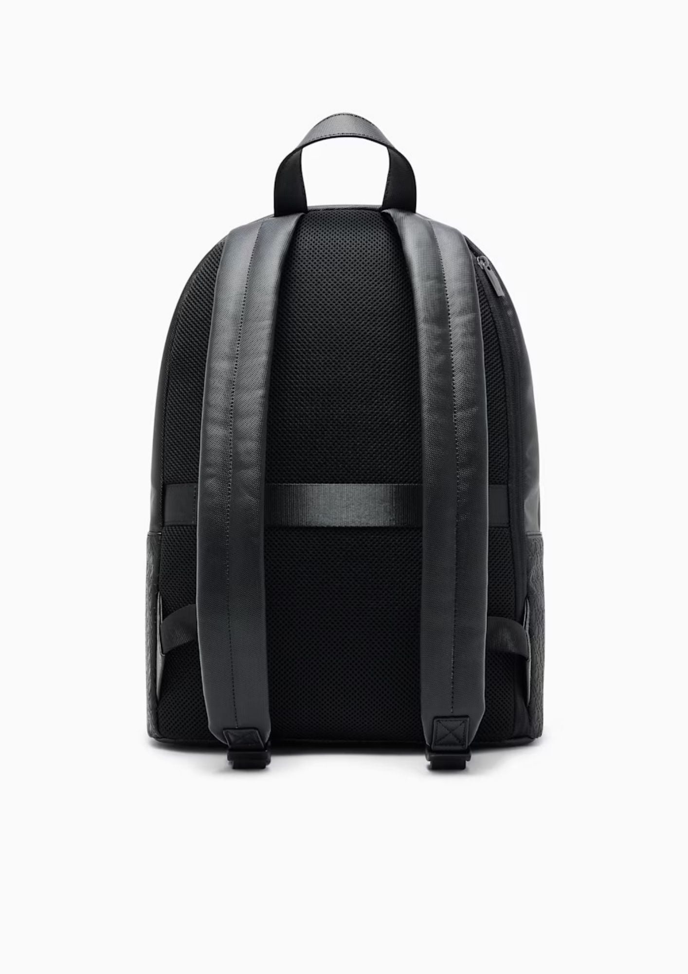 Zaino con banda a contrasto con logo e tasca frontale Nero Acciaio XM003173 AF26691 MC028 ARMANI EXCHANGE 