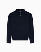 Polo in maglia Crossover in lyocell e lana Blu Navy XM003569 AF28778 UB101 ARMANI EXCHANGE 