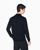 Polo in maglia Crossover in lyocell e lana Nero XM003569 AF28778 UC001 ARMANI EXCHANGE 