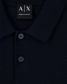 Polo in maglia Crossover in lyocell e lana Nero XM003569 AF28778 UC001 ARMANI EXCHANGE 