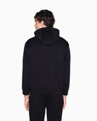 Felpa cotone regular Nero XM003876 AF20150 UC001 ARMANI EXCHANGE 