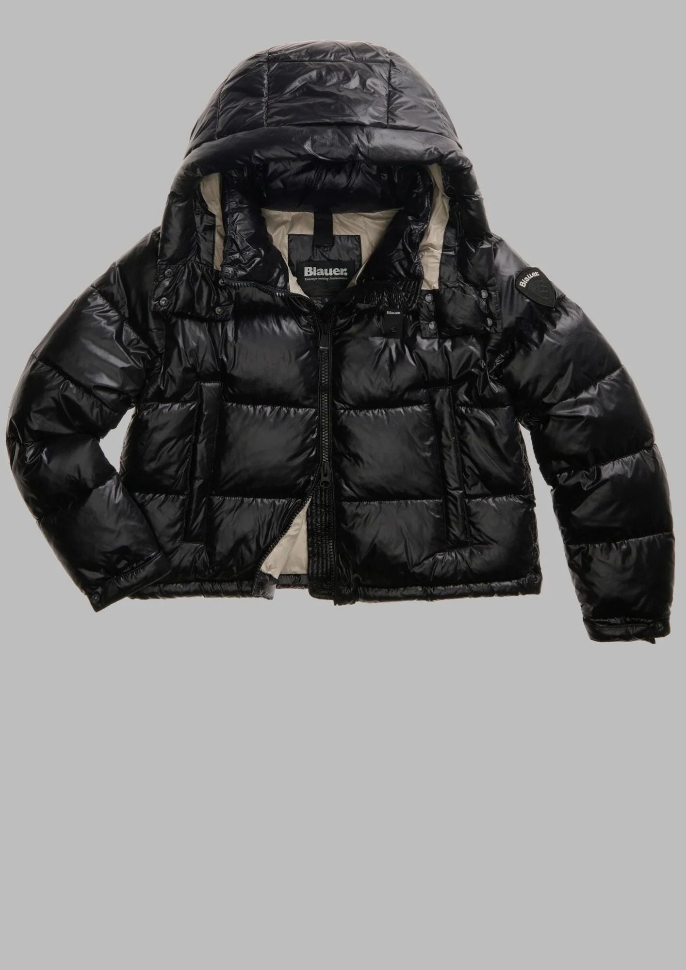 Giubbino Corto Imobbito in Ovatta Termica Gloria Nero BLDC02071 6648 999EI BLAUER 
